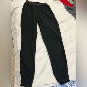 Hot Chillys Women’s Black Fleece Leggings Size Medium